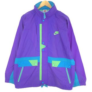 ナイキ(NIKE)の古着 90年代 ナイキ NIKE 銀タグ ナイロンジャケット メンズM ヴィンテージ /eaa427784(ナイロンジャケット)