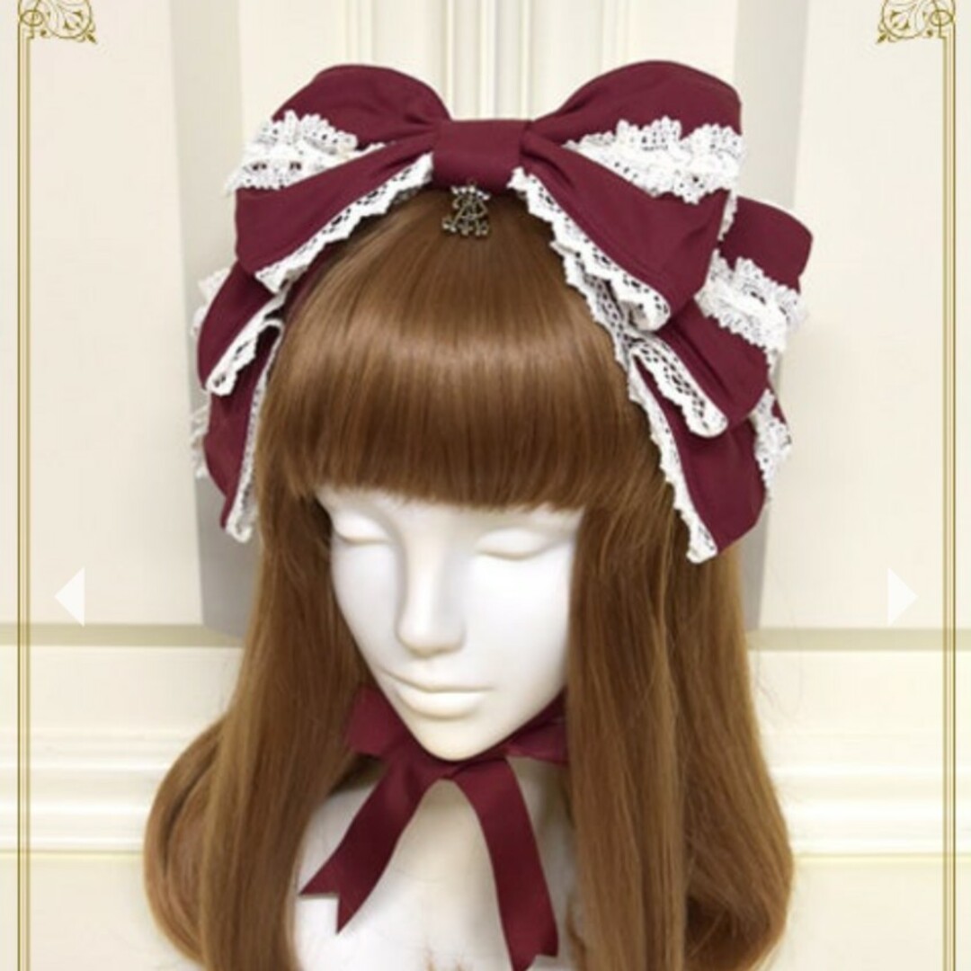 ALICE and the PIRATES(アリスアンドザパイレーツ)のALICE and the PIRATES DollyRibbonヘッドドレス レディースのヘアアクセサリー(その他)の商品写真