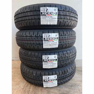 ブリヂストン(BRIDGESTONE)の送料込み155/65R14 BRIDGESTONE NEWNO 4本セット(タイヤ)