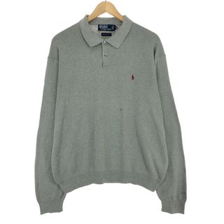 ラルフローレン(Ralph Lauren)の古着 ラルフローレン Ralph Lauren POLO by Ralph Lauren ポロニットセーター メンズXL /eaa399476(ニット/セーター)