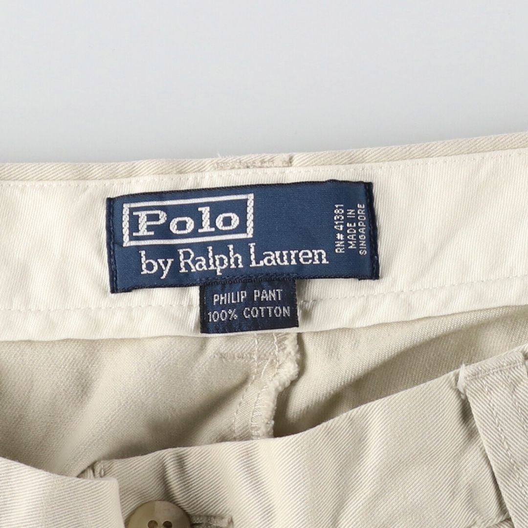 Ralph Lauren(ラルフローレン)の古着 ラルフローレン Ralph Lauren POLO by Ralph Lauren PHILIP PANT チノパンツ メンズw36 /eaa423335 メンズのパンツ(チノパン)の商品写真