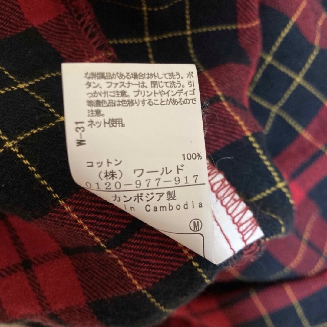 HusHush(ハッシュアッシュ)のHushush チェック柄ワンピース　130 キッズ/ベビー/マタニティのキッズ服女の子用(90cm~)(ワンピース)の商品写真