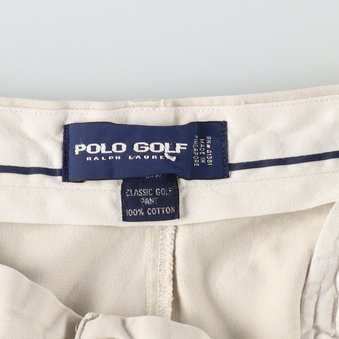 Ralph Lauren(ラルフローレン)の古着 90年代 ラルフローレン Ralph Lauren POLO GOLF ポロゴルフ ツータック チノパンツ メンズw36 ヴィンテージ /eaa423341 メンズのパンツ(チノパン)の商品写真