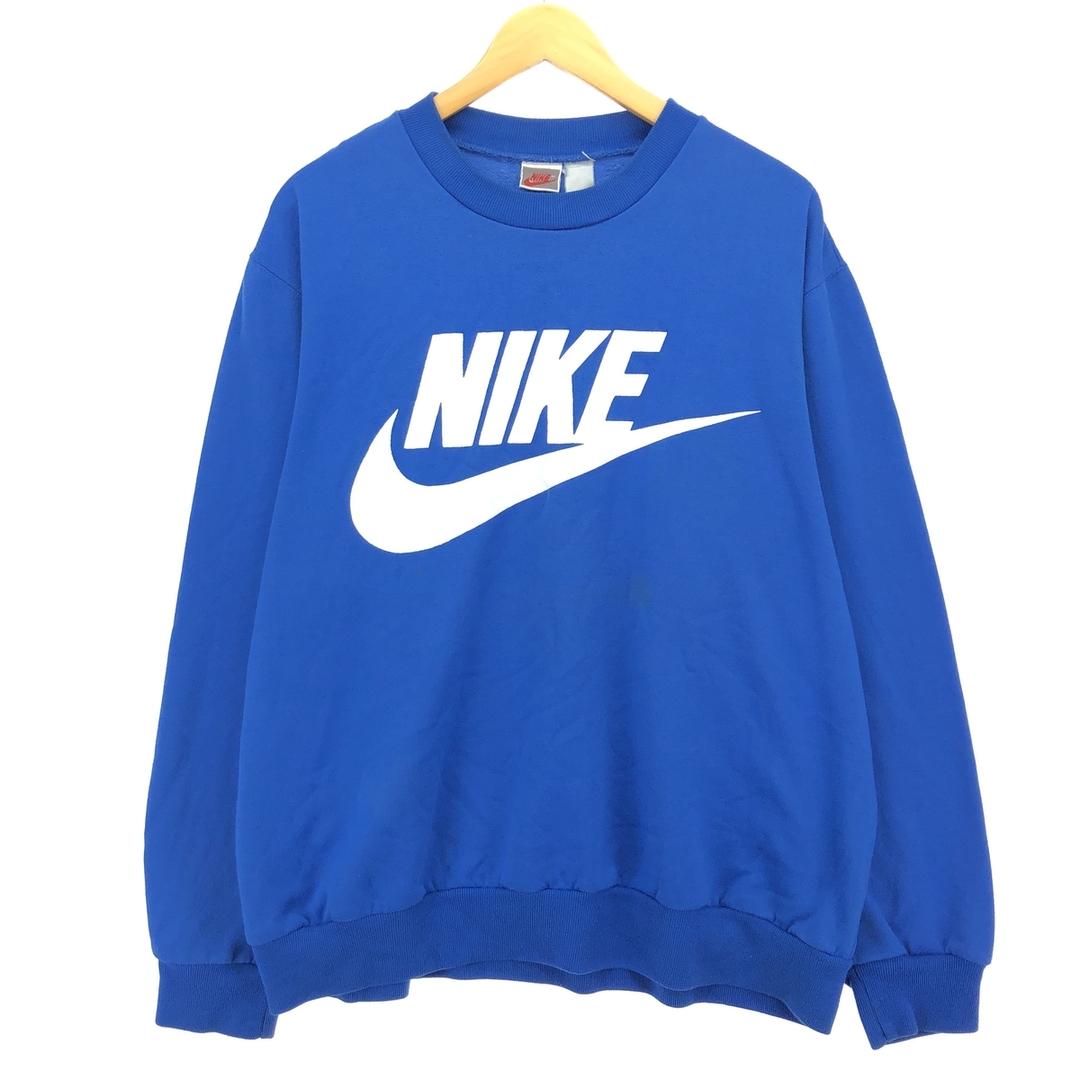 NIKE(ナイキ)の古着 90年代 ナイキ NIKE 銀タグ ロゴスウェットシャツ トレーナー メンズXL ヴィンテージ /eaa424740 メンズのトップス(スウェット)の商品写真