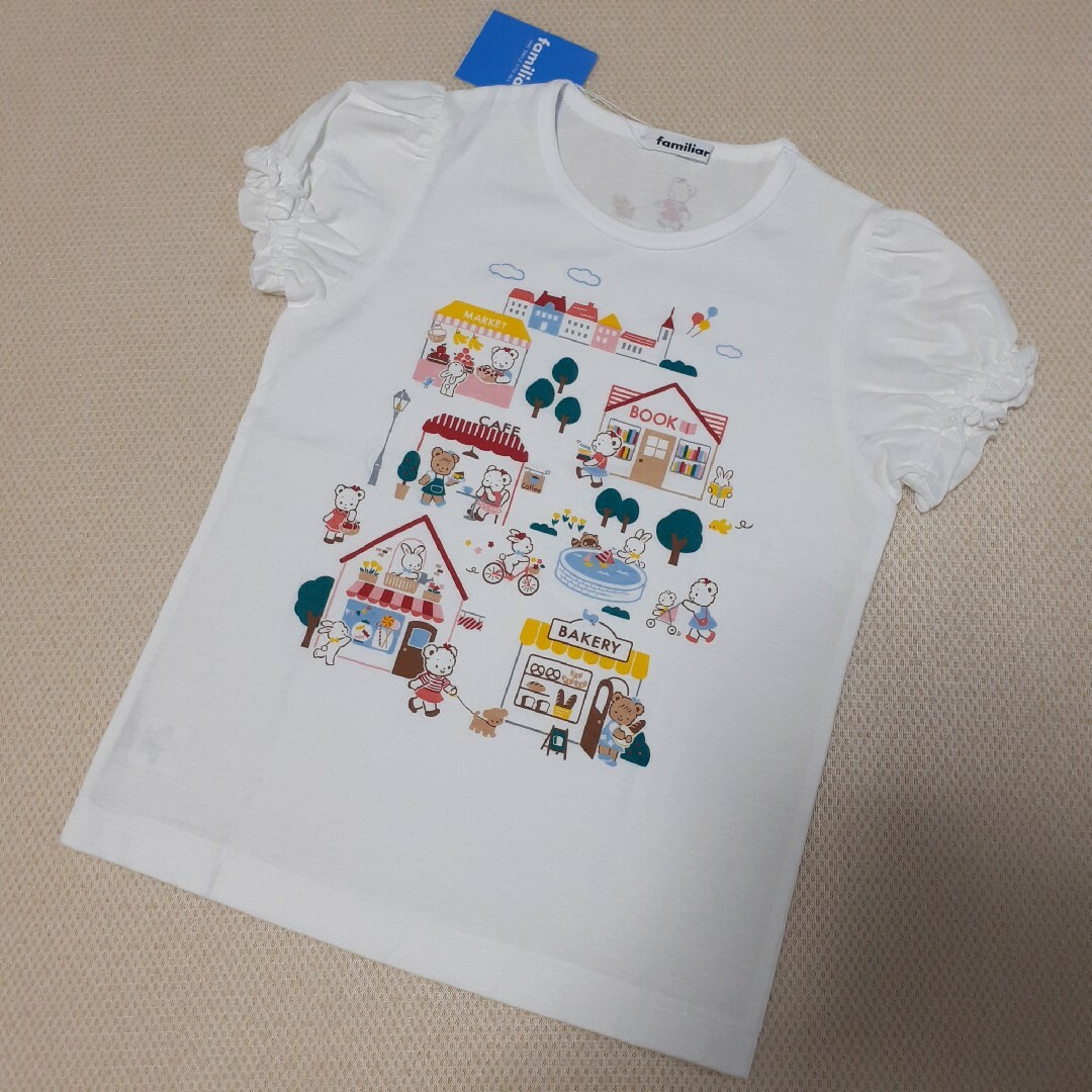 familiar(ファミリア)の【新品】　ファミリア　Tシャツ キッズ/ベビー/マタニティのキッズ服女の子用(90cm~)(Tシャツ/カットソー)の商品写真