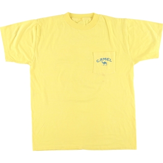 古着 80年代 CAMEL キャメル バックプリント アドバタイジングTシャツ メンズL  /eaa427984(Tシャツ/カットソー(半袖/袖なし))