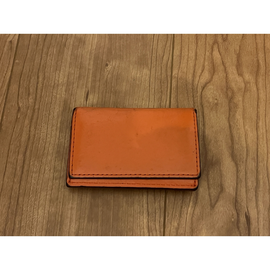 Hender Scheme(エンダースキーマ)のHender Scheme　folded card case オレンジ　 メンズのファッション小物(名刺入れ/定期入れ)の商品写真