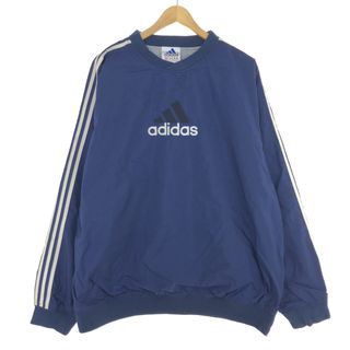 アディダス(adidas)の古着 90年代 アディダス adidas Vネック ナイロンプルオーバー メンズXXL ヴィンテージ /eaa427158(ナイロンジャケット)