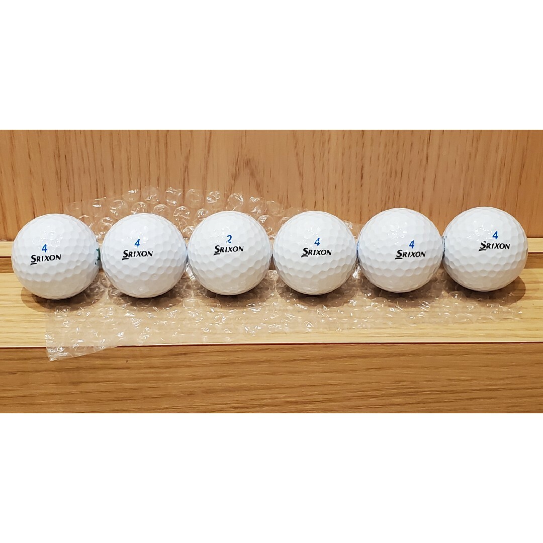 ゴルフボールセット　6スリーブ　ホワイト Srixon - 6個 Srixon ゴルフボール ホワイト SRI スリクソンの