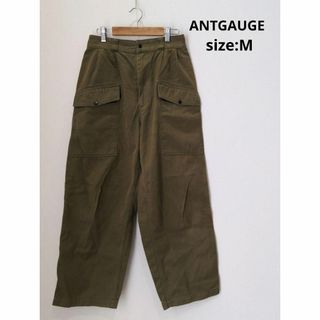 アントゲージ(Antgauge)のANTGAUGE 後ゴム カーゴパンツ ワークパンツ カーキ レディース M(ワークパンツ/カーゴパンツ)