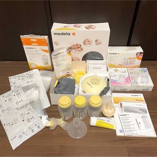 メデラ(medela)のメデラ スイングマキシ 電動搾乳機 + ピュアレーン + フリーザーパック(その他)