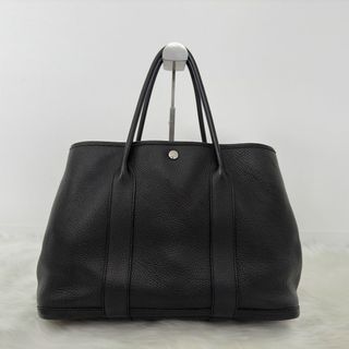 エルメス(Hermes)の【超極美品】HERMES 　ガーデンパーティ　PM ネゴンダ　ブラック　□O刻印(トートバッグ)