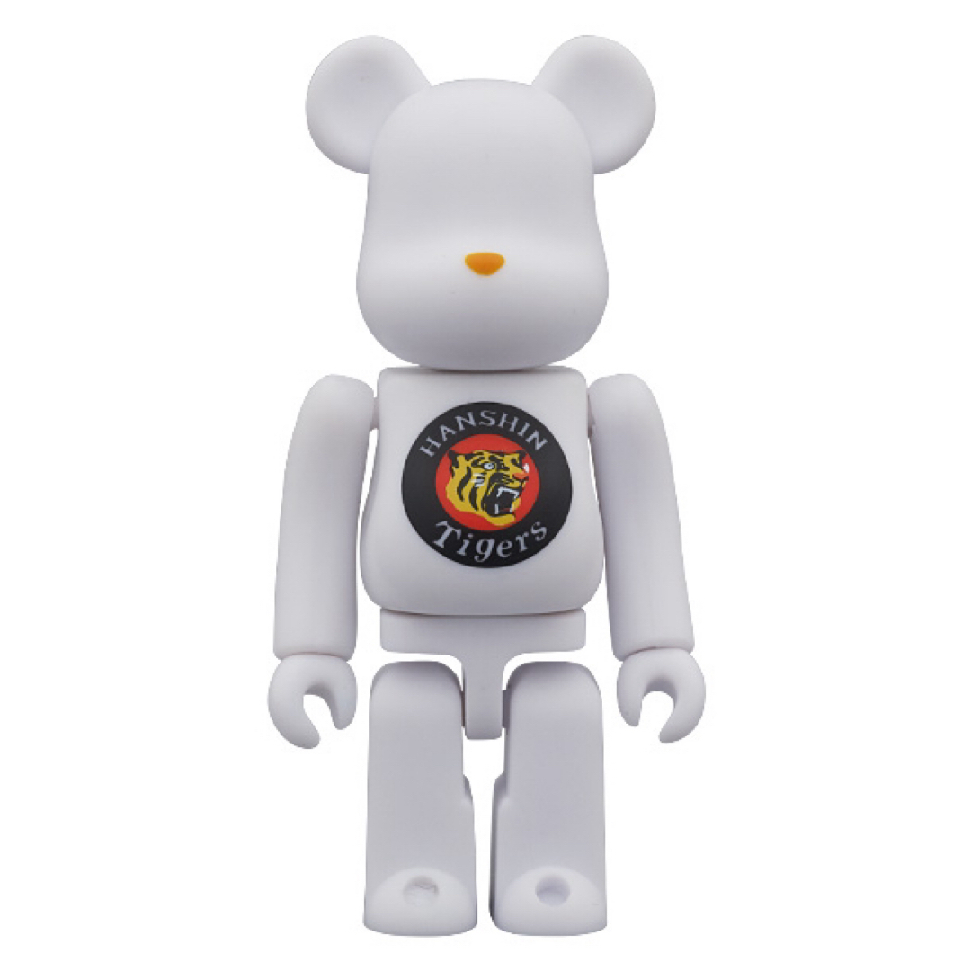 BE@RBRICK(ベアブリック)の阪神タイガース　ベアブリック 100% エンタメ/ホビーのおもちゃ/ぬいぐるみ(キャラクターグッズ)の商品写真