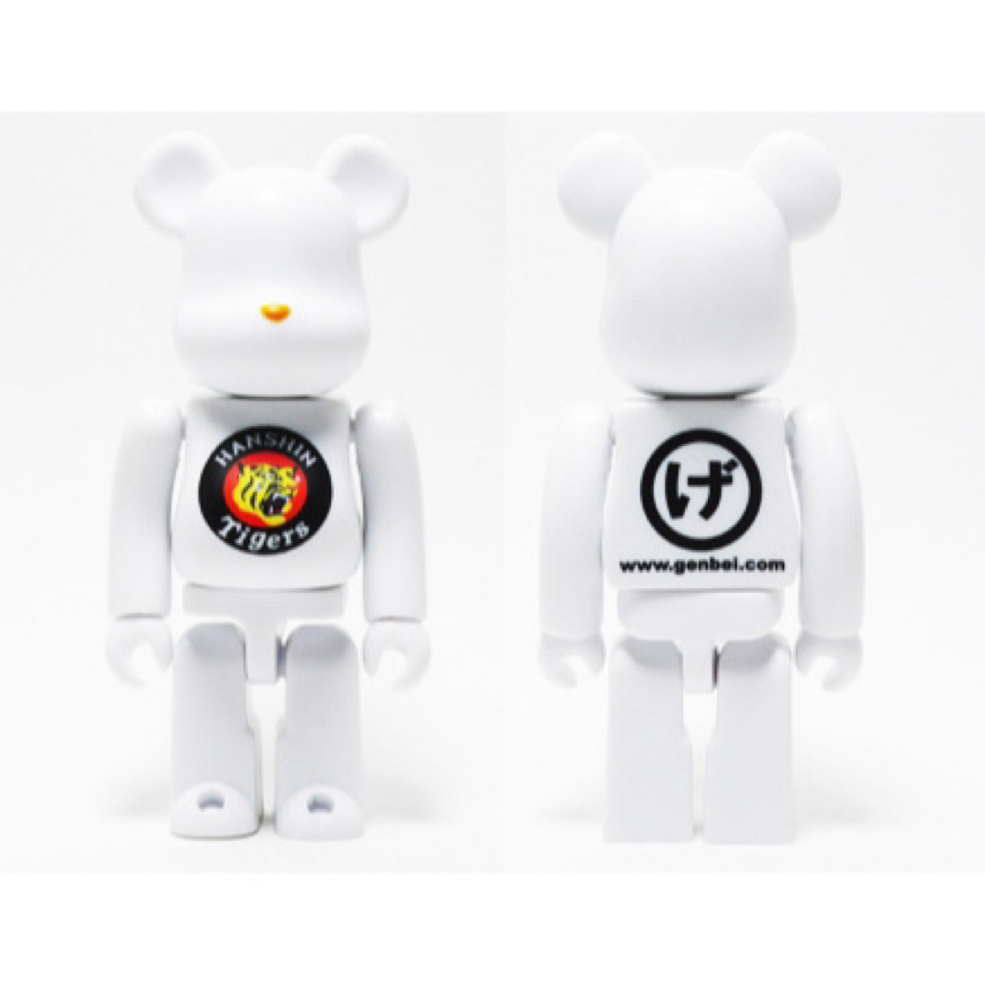 BE@RBRICK(ベアブリック)の阪神タイガース　ベアブリック 100% エンタメ/ホビーのおもちゃ/ぬいぐるみ(キャラクターグッズ)の商品写真