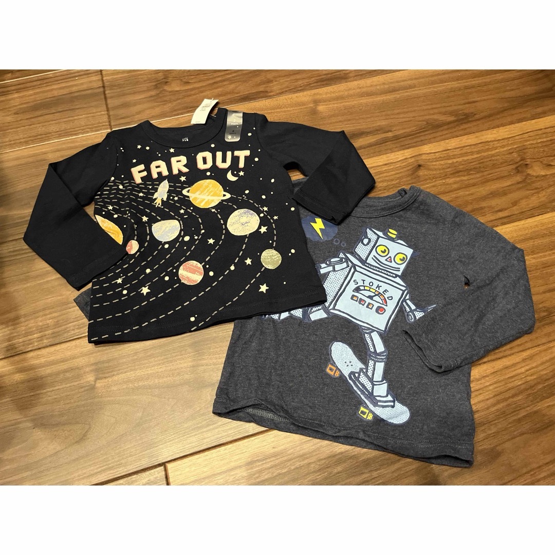 GAP Kids(ギャップキッズ)のGAPロンTセット(95cm) キッズ/ベビー/マタニティのキッズ服男の子用(90cm~)(Tシャツ/カットソー)の商品写真