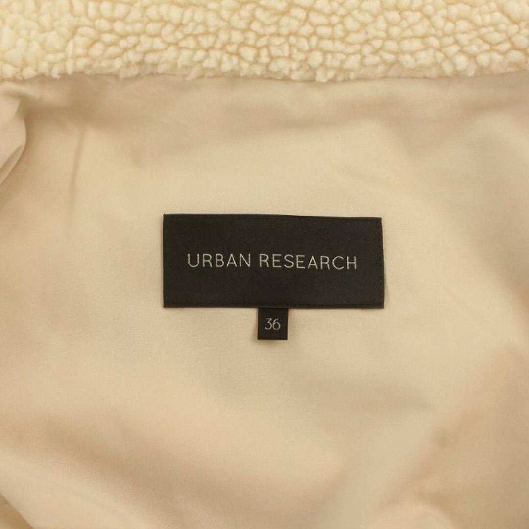 URBAN RESEARCH(アーバンリサーチ)のアーバンリサーチ 20AW パイピングデザインボアコート アウター M ベージュ レディースのジャケット/アウター(その他)の商品写真