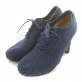 repetto - レペット Repetto ブーティ ハイヒール デニム レースアップ 24 青