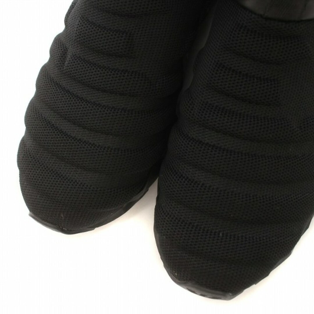 Emporio Armani(エンポリオアルマーニ)のEMPORIO ARMANI EA7ロゴ ソックススニーカー ニット 25 黒 メンズの靴/シューズ(スニーカー)の商品写真