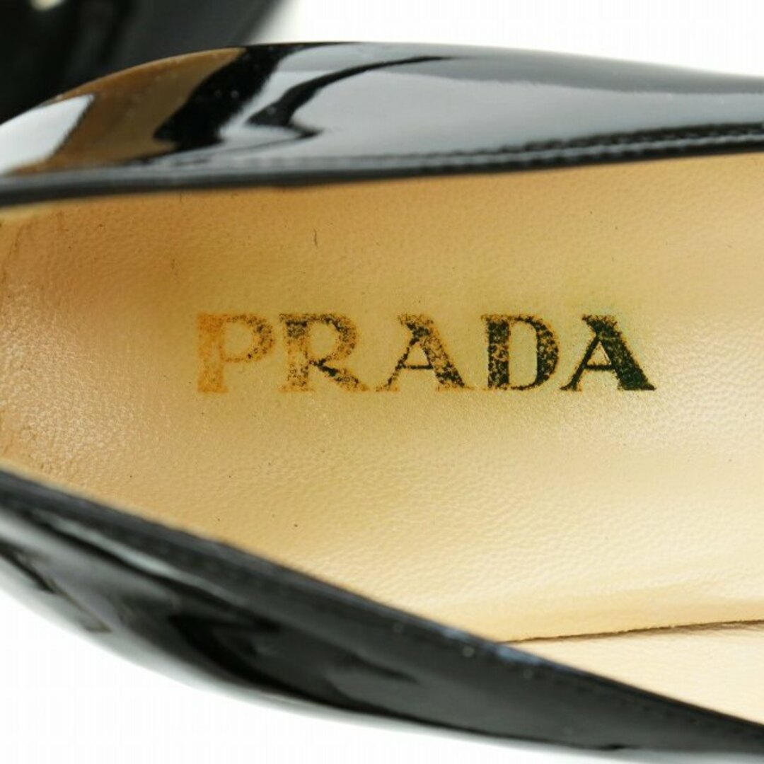 PRADA(プラダ)のプラダ パンプス ハイヒール ピンヒール 35.5 黒 115990 レディースの靴/シューズ(ハイヒール/パンプス)の商品写真