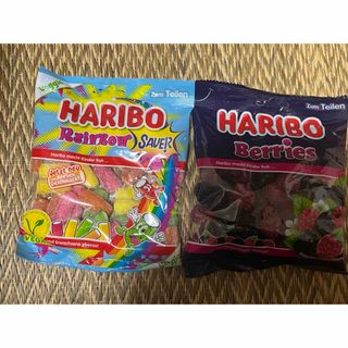 ハリボー(ハリボー)のHARIBO【日本未販売】berries ハリボーグミ2点ASMR(菓子/デザート)