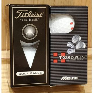 【新品】ゴルフボール 4コ mizuno  Titleist