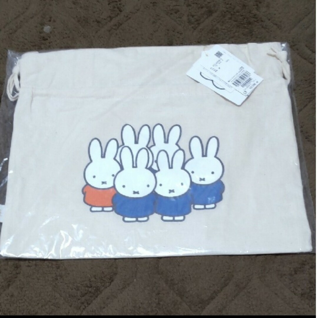 Rope' Picnic(ロペピクニック)のmiffy × ROPE'PICNICコラボ トートバック きんちゃく エンタメ/ホビーのおもちゃ/ぬいぐるみ(キャラクターグッズ)の商品写真