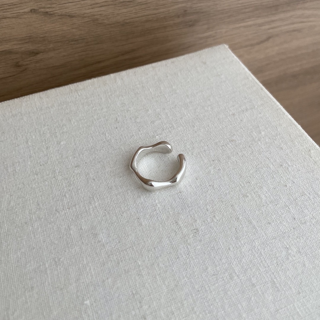 TODAYFUL(トゥデイフル)の【NEW】Silver925 Wave Designed Ring / F レディースのアクセサリー(リング(指輪))の商品写真