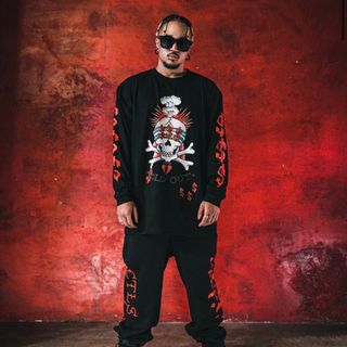 エドハーディー(Ed Hardy)の【CVTVLIST】 ED HARDY BONE LONGSLEEVE ロンT(Tシャツ/カットソー(七分/長袖))