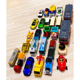 美品☆トミカ・プラレール24台Disneyおしりたんていジョージトーマス箱根鉄道(ミニカー)