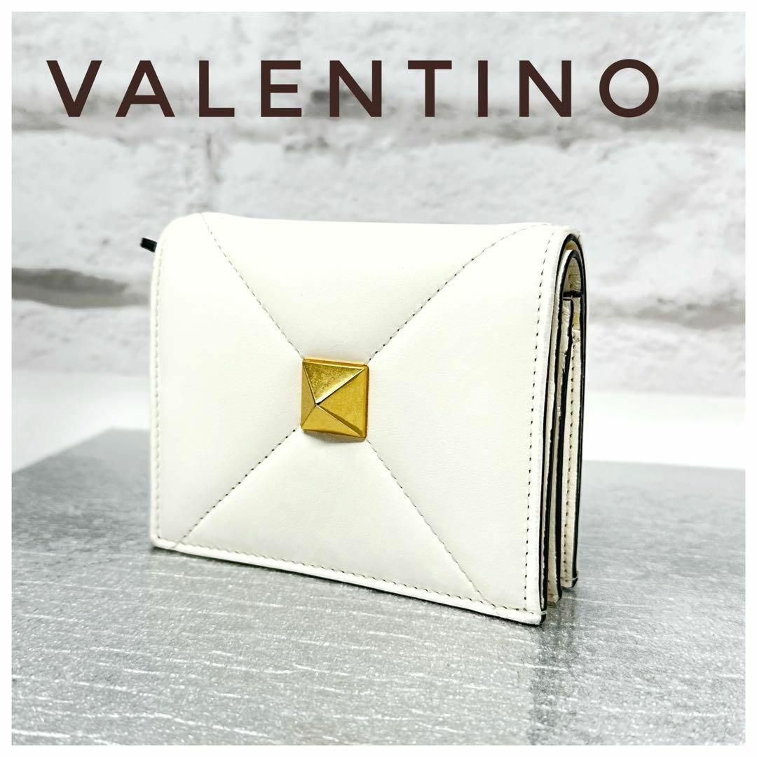 VALENTINO(ヴァレンティノ)のVALENTINO ヴァレンティノ 財布 ロックスタッズ レディースのファッション小物(財布)の商品写真