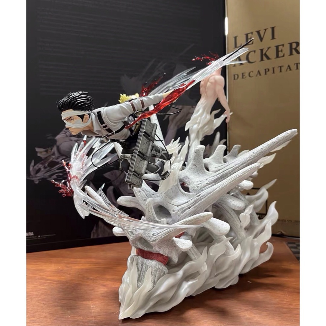 進撃の巨人 リヴァイ フィギュア ガレージキット GK完成品の通販 進撃の巨人 リヴァイ フィギュア ガレージキット GK完成品の通販