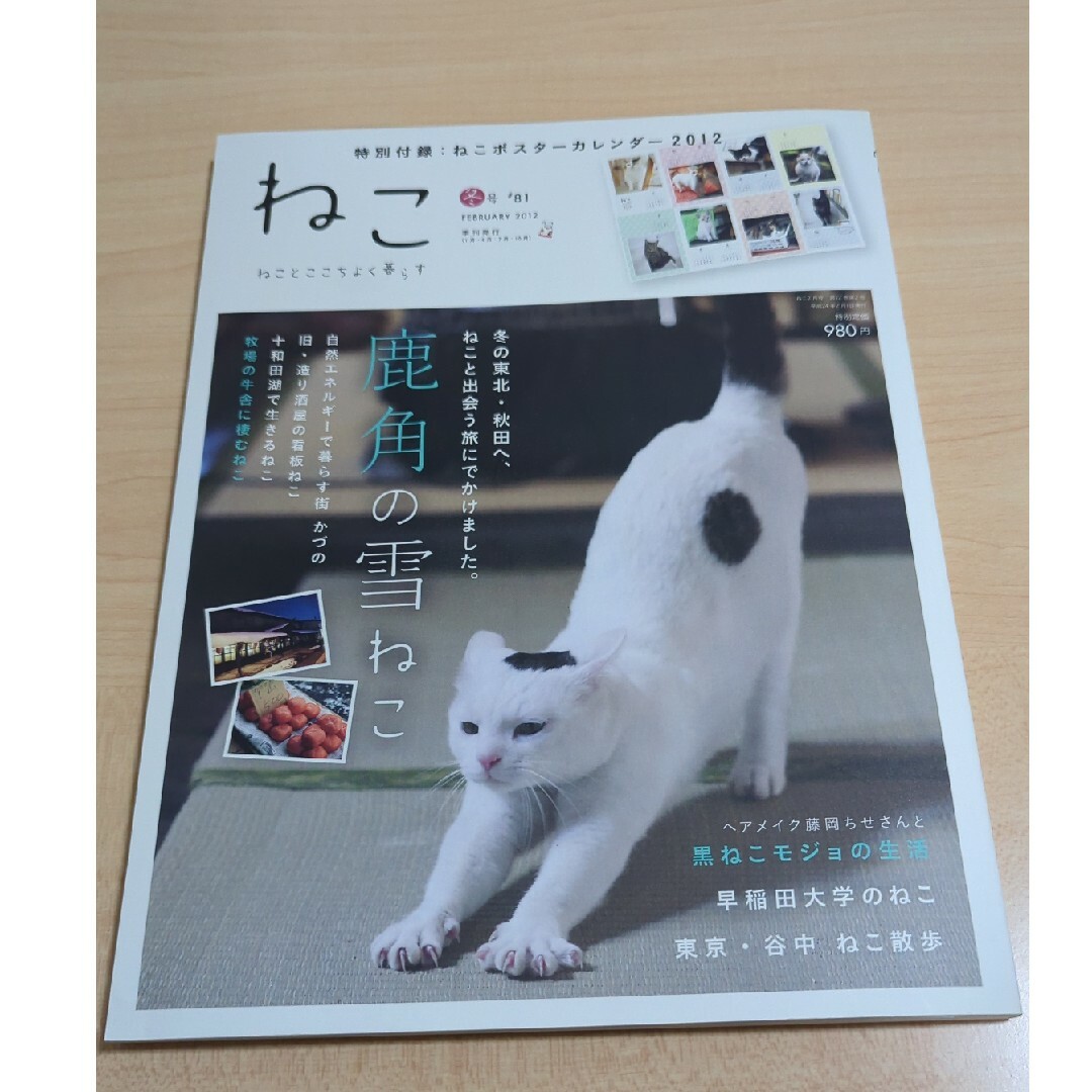 ねこ2012年冬号 エンタメ/ホビーの雑誌(アート/エンタメ/ホビー)の商品写真