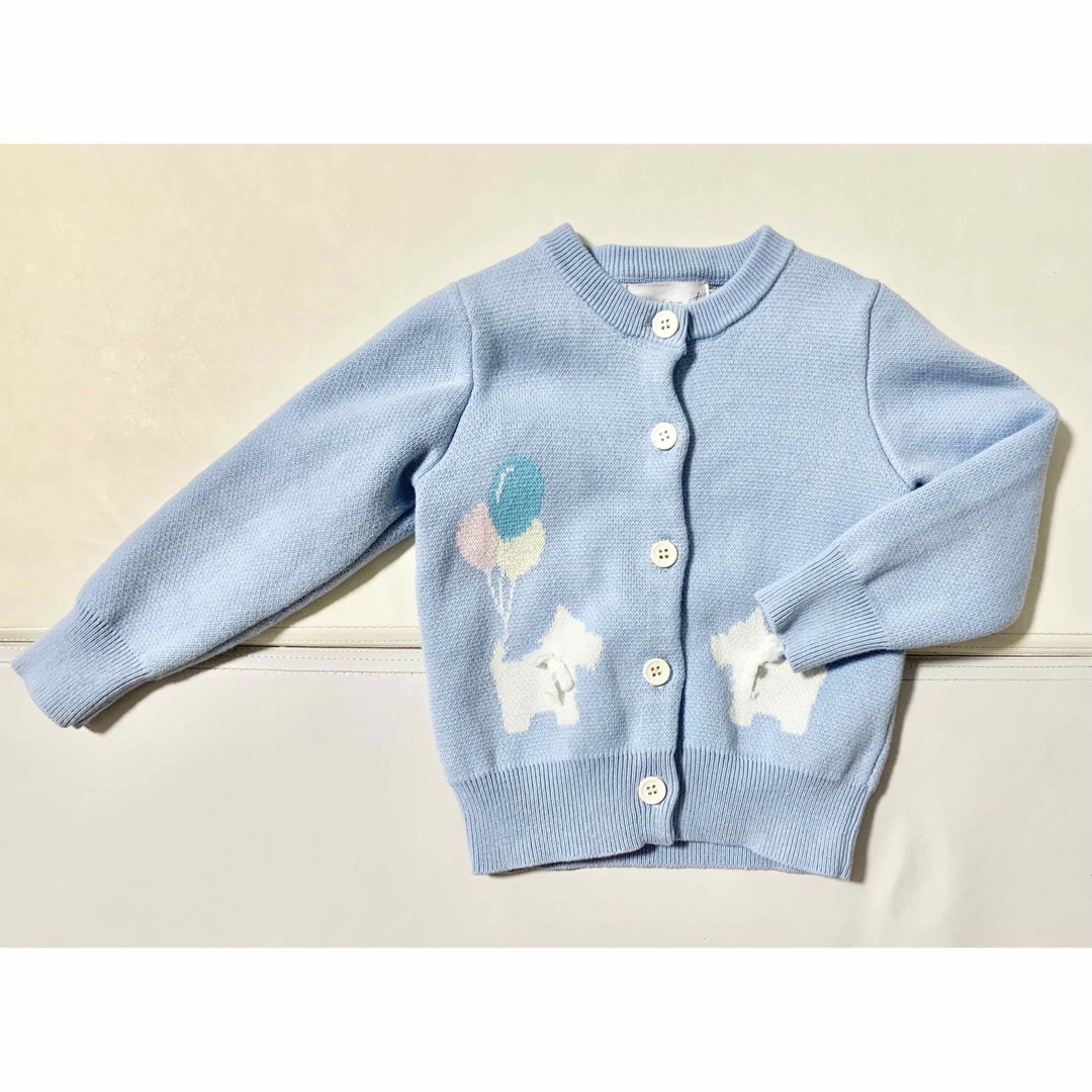 【美品】カーディガン　シュナウザー　ユニセックス キッズ/ベビー/マタニティのキッズ服男の子用(90cm~)(カーディガン)の商品写真