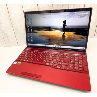 フジツウ(富士通)の富士通 Core i7-8550U SSD1TB+HDD1TB メモリ16GB(ノートPC)