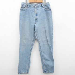 古着 リーバイス Levis 550 ジーンズ レディース 00年代 00s テーパード コットン 薄紺 ネイビー デニム 23may08 中古 ボトムス ジーパン Gパン ロング パンツ