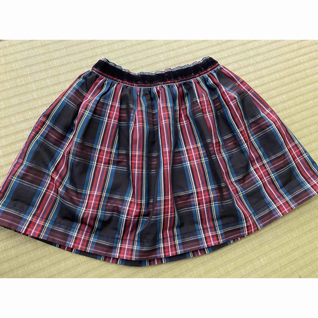 GAP(ギャップ)の美品⭐︎GAPチェックスカート100cm キッズ/ベビー/マタニティのキッズ服女の子用(90cm~)(スカート)の商品写真