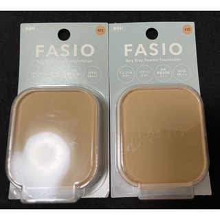 ファシオ(Fasio)のファシオ エアリーステイ パウダーファンデーション 415(10g)×2(ファンデーション)