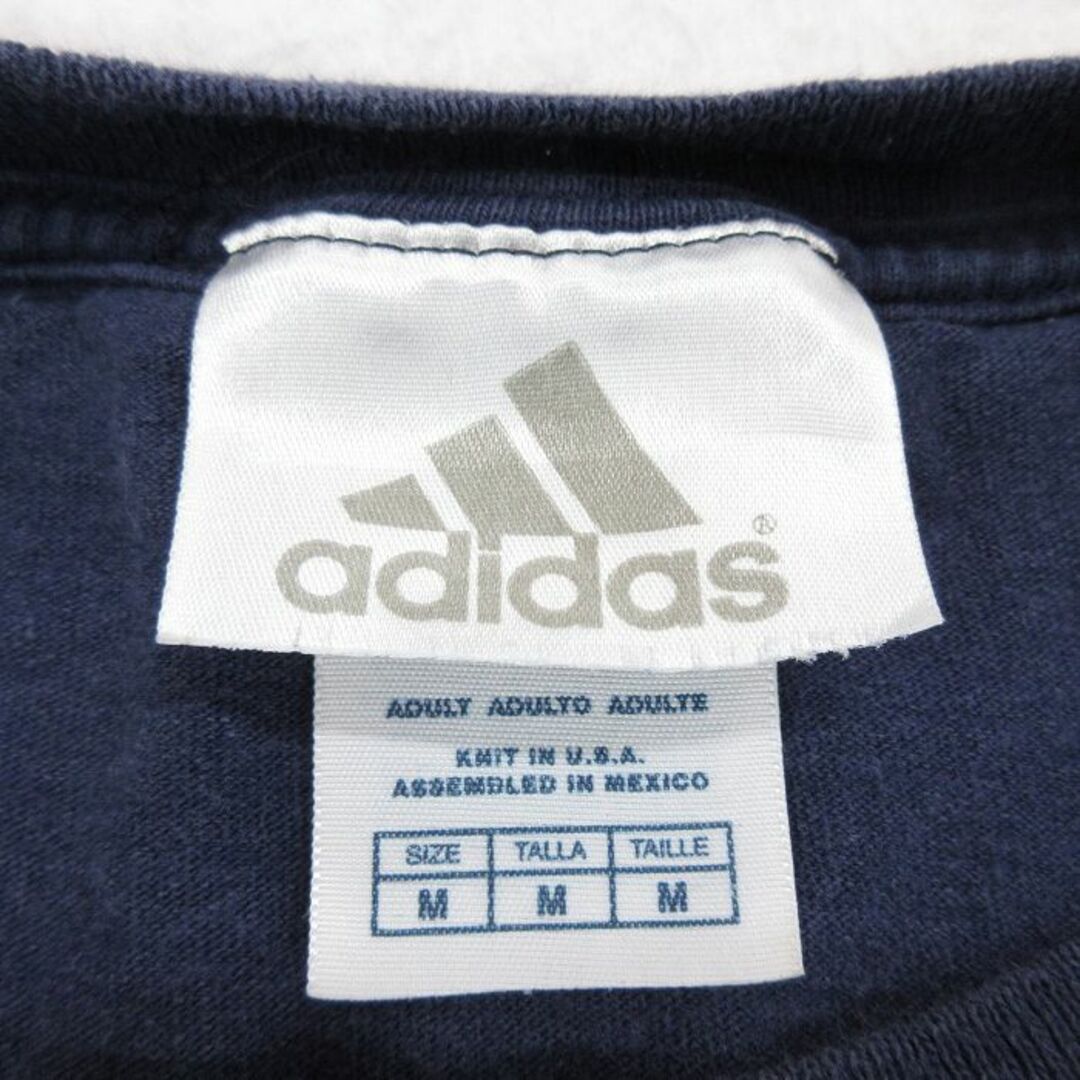 adidas(アディダス)のM★古着 アディダス adidas 半袖 ビンテージ Tシャツ メンズ 00年代 00s MLB ボストンレッドソックス コットン クルーネック 紺 ネイビー メジャーリーグ ベースボール 野球 23may09 中古 メンズのトップス(Tシャツ/カットソー(半袖/袖なし))の商品写真