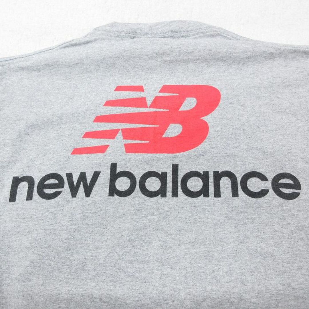 New Balance(ニューバランス)のS★古着 ニューバランス 半袖 ビンテージ Tシャツ メンズ 00年代 00s トライアスロン クルーネック グレー 霜降り 23may10 中古 メンズのトップス(Tシャツ/カットソー(半袖/袖なし))の商品写真