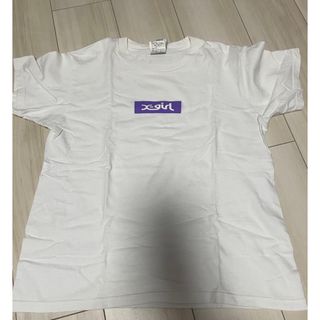 エックスガール(X-girl)のX-girl Tシャツ ホワイト 古着 ストリート(Tシャツ(半袖/袖なし))