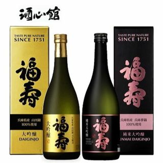 福寿 大吟醸＆純米大吟醸 720ml 2本組セット  化粧箱入(日本酒)