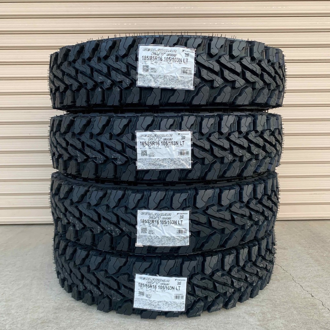 ヨコハマ - ジオランダーMT 185/85R16 ジムニーの通販 by タイヤ ヨコハマ - ジオランダーMT 185/85R16 ジムニーの通販 by タイヤ
