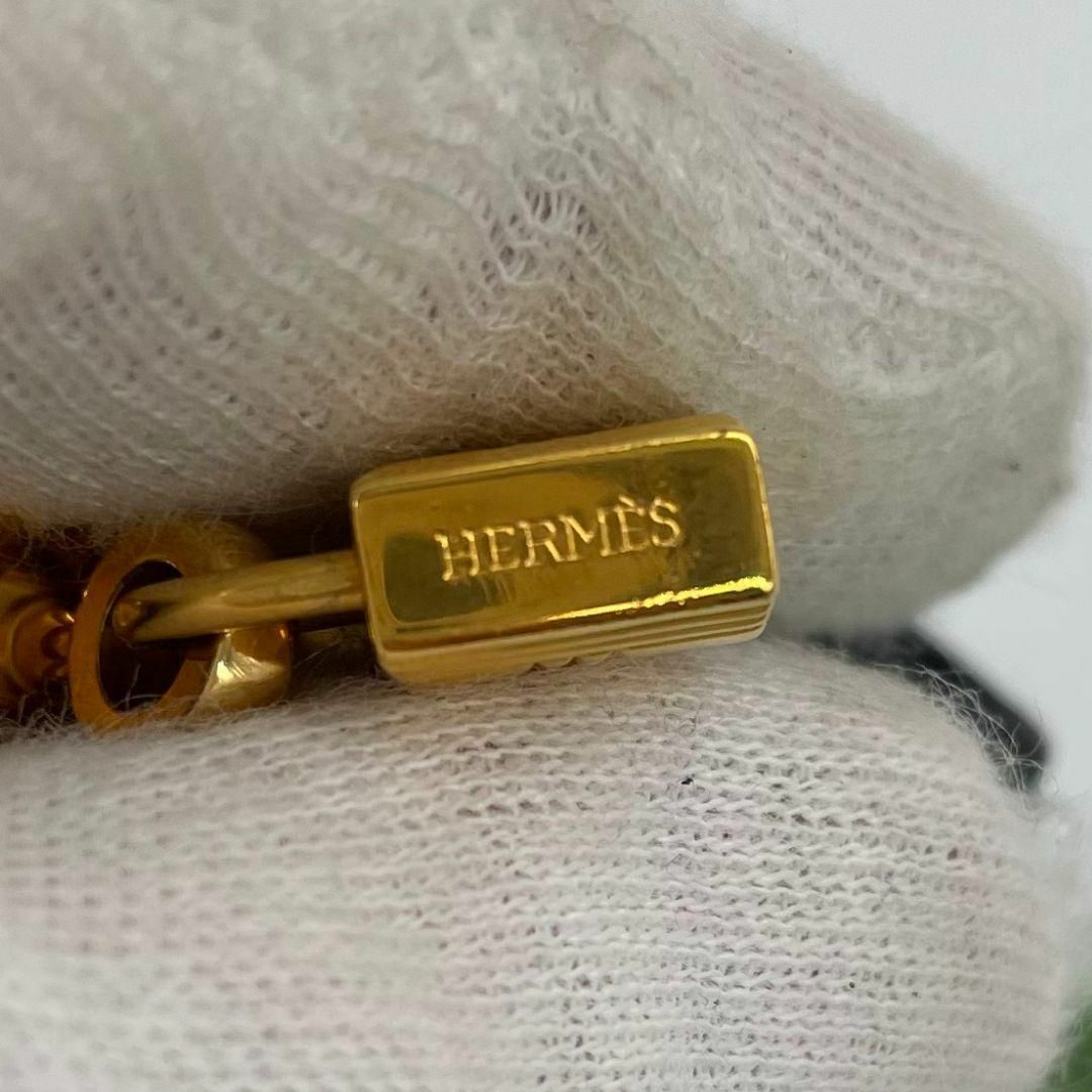 Hermes(エルメス)のHERMES エルメス ケリー グローブ　手袋 ブラック レザー レディースのファッション小物(手袋)の商品写真