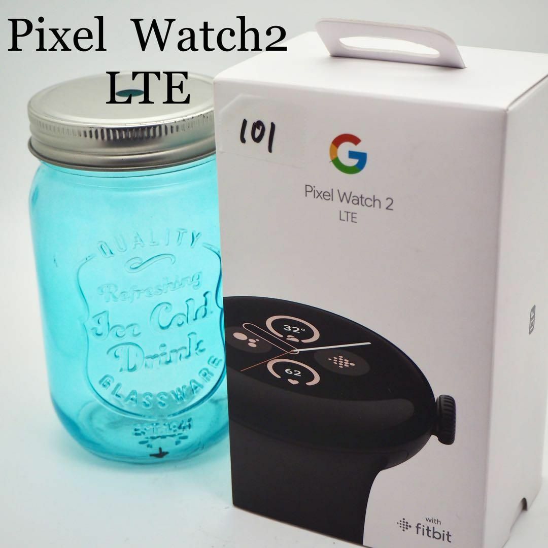 Google(グーグル)の101【美品】Google pixel watch 2 LTE ブラック 人気 その他のその他(その他)の商品写真