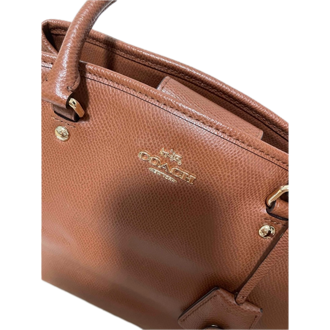 COACH(コーチ)の極美品　コーチ COACH 茶色　バッグ レディースのバッグ(ハンドバッグ)の商品写真