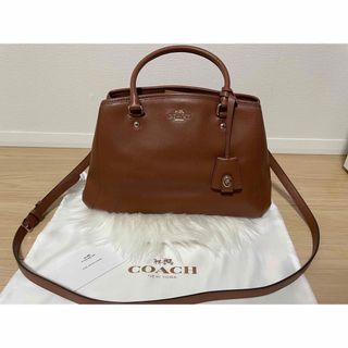 コーチ(COACH)の極美品　コーチ COACH 茶色　バッグ(ハンドバッグ)