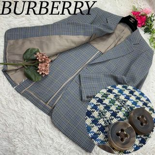 バーバリー(BURBERRY)のBURBERRYS バーバリー メンズ テーラードジャケット 千鳥柄 Mサイズ(テーラードジャケット)