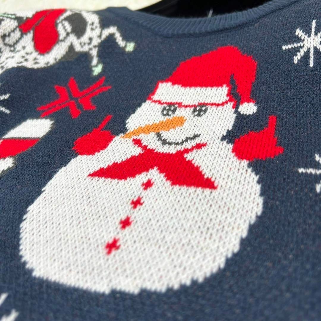 DIESEL(ディーゼル)のDIESEL ディーゼル メンズ Lサイズ ニット セーター 長袖 クリスマス柄 メンズのトップス(ニット/セーター)の商品写真