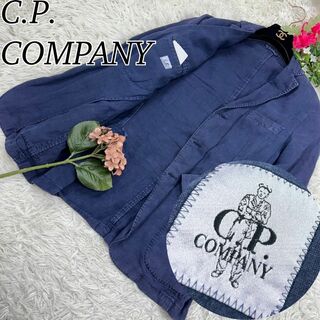 シーピーカンパニー(C.P. Company)のシーピーカンパニー メンズ Lサイズ テーラードジャケット 青 ブルー(テーラードジャケット)