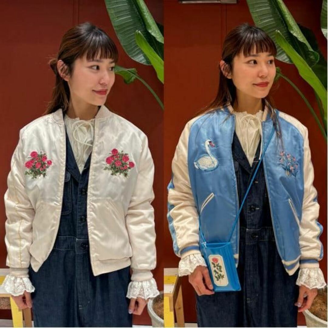 激レア 新品 BEAMS COUTURE ルルメリーのリバーシブルスカジャン レディースのジャケット/アウター(スカジャン)の商品写真